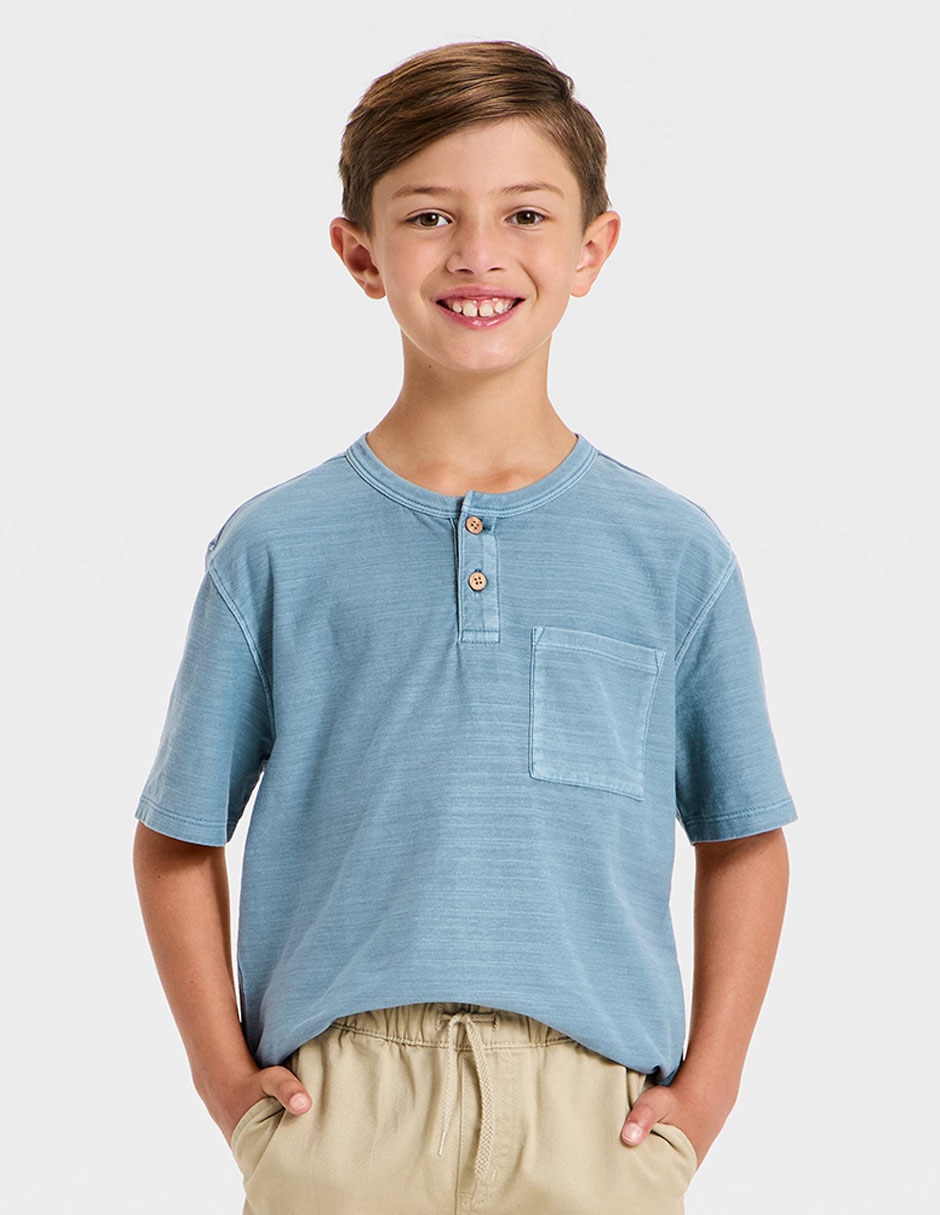 Playera manga corta para niño Playera manga corta para niño
