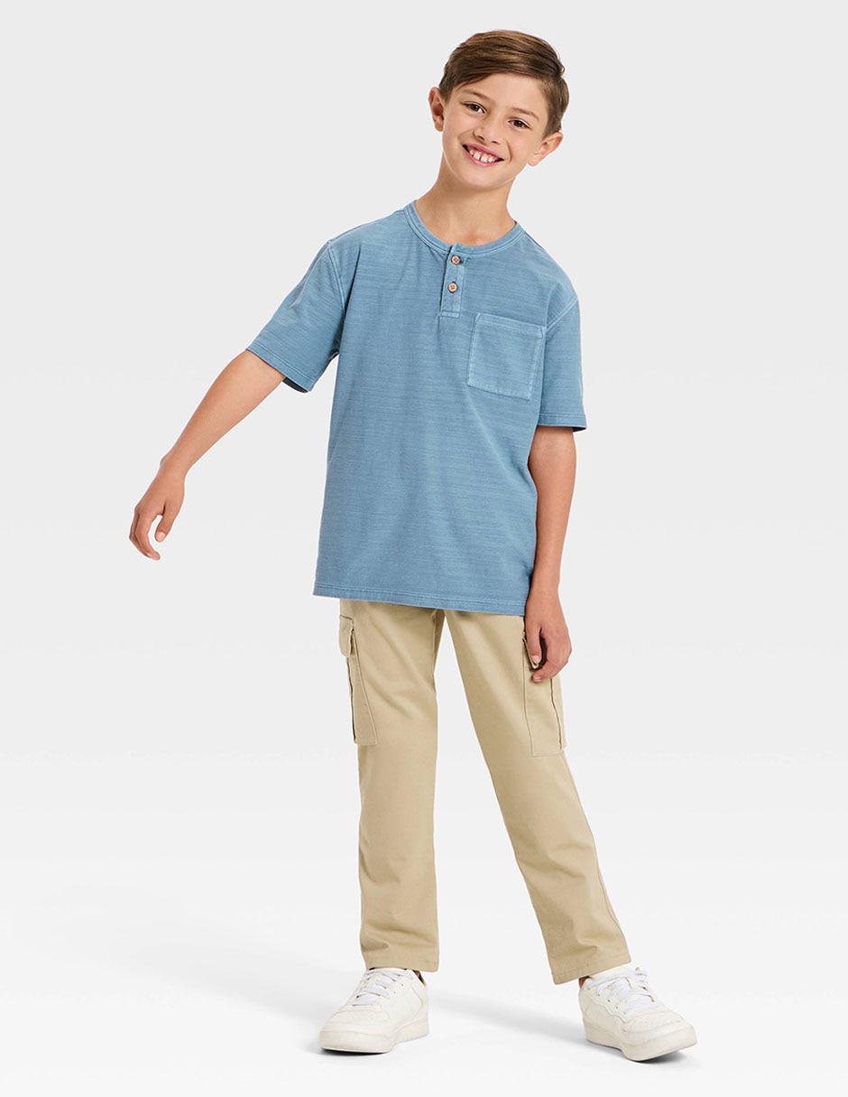 Playera Cat & Jack manga corta para niño