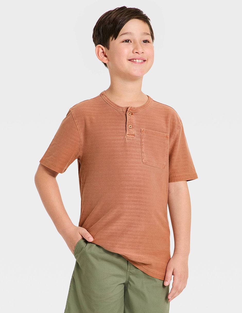 Playera Cat & Jack manga corta para niño