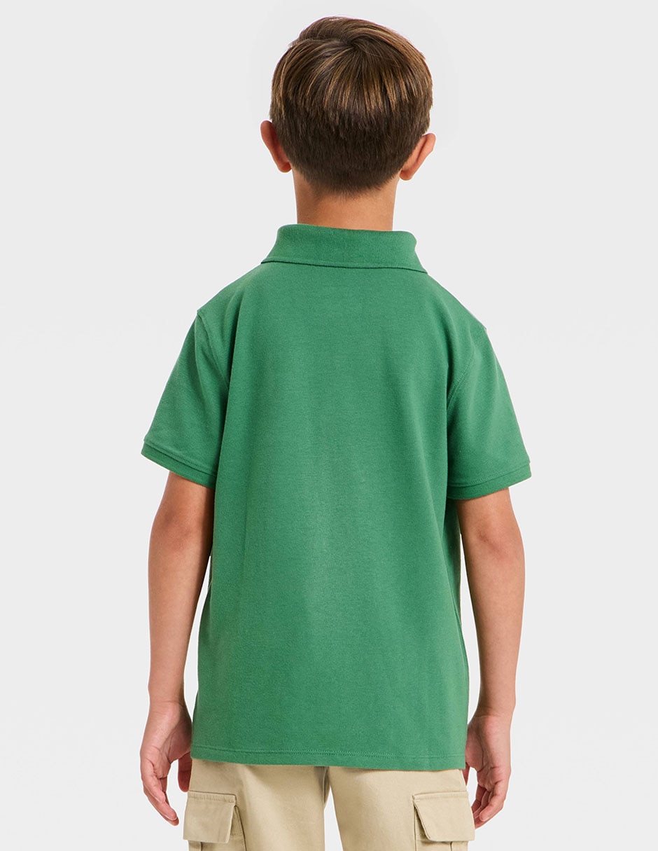 Playera tipo polo Cat & Jack de algodón para niño