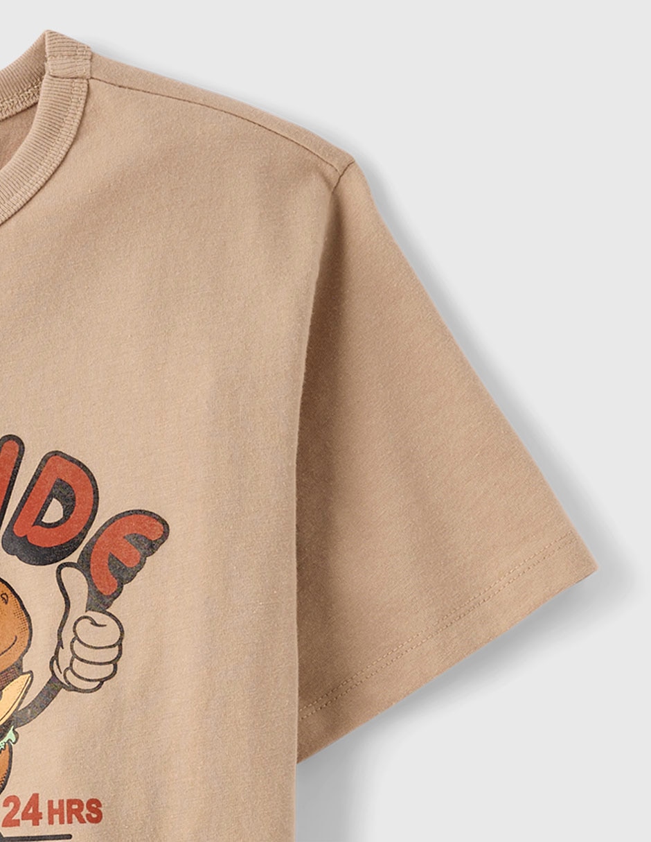 Playera The Children's Place manga regular para niño