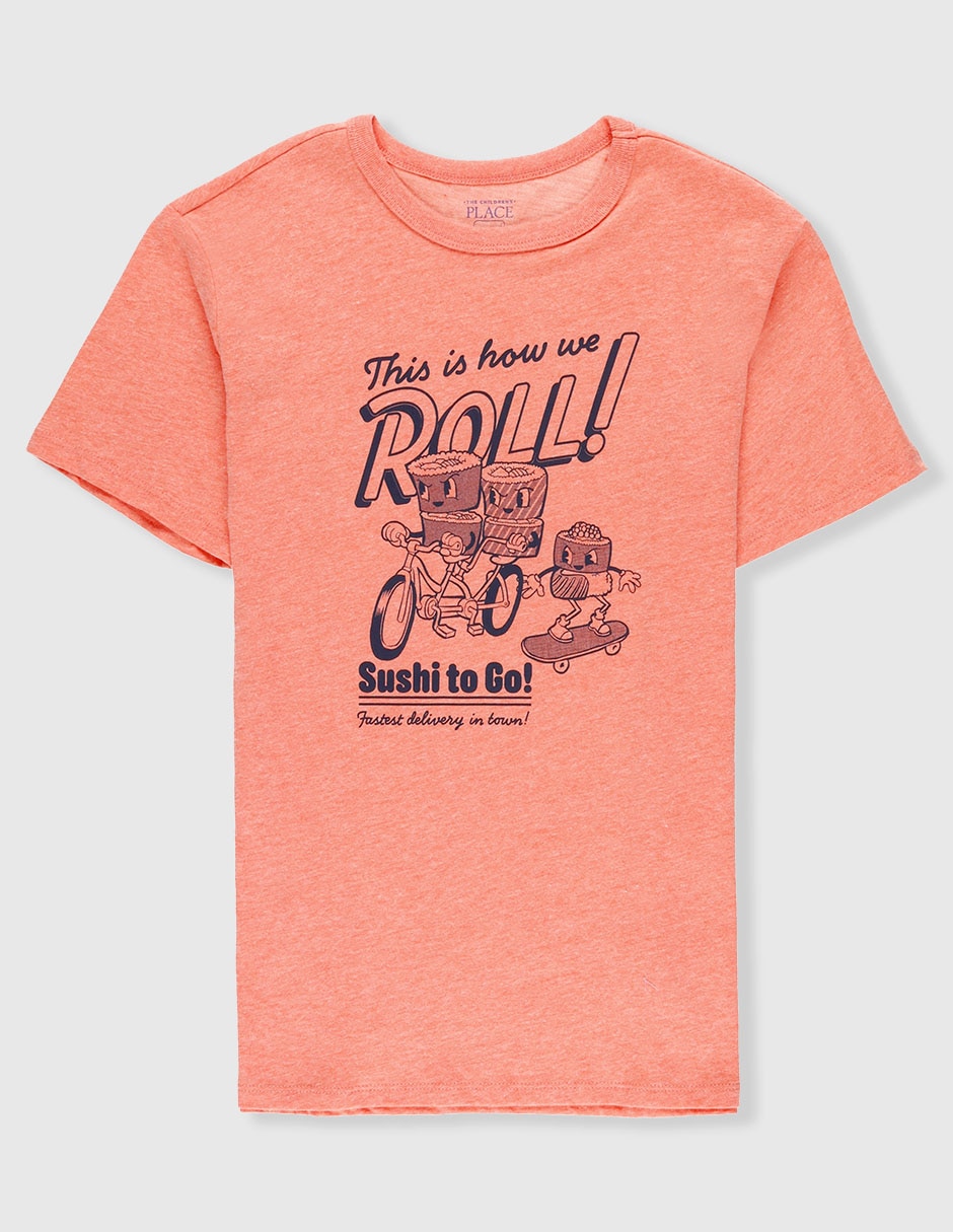 Playera the children's place manga corta para niño