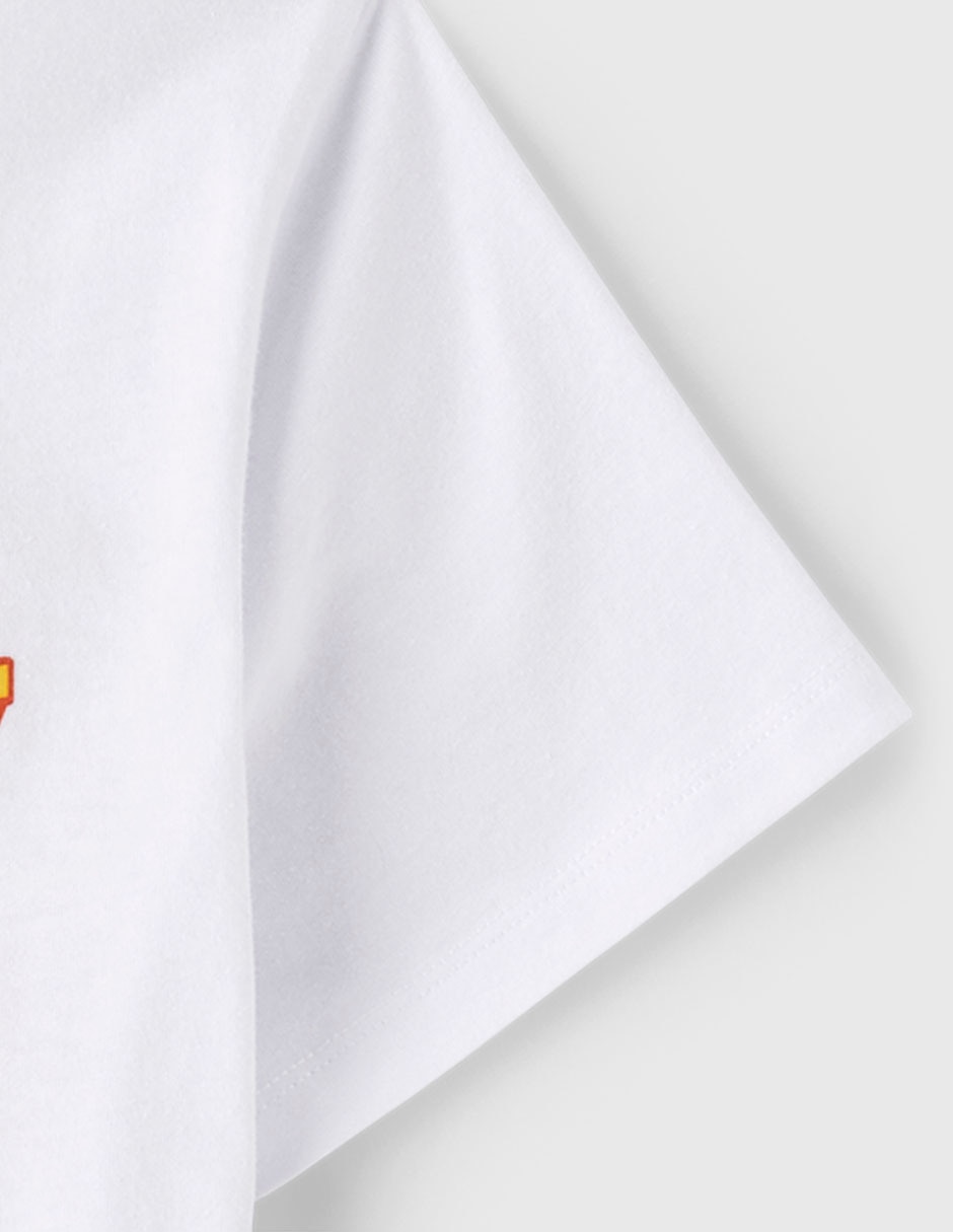 Playera manga regular para niño