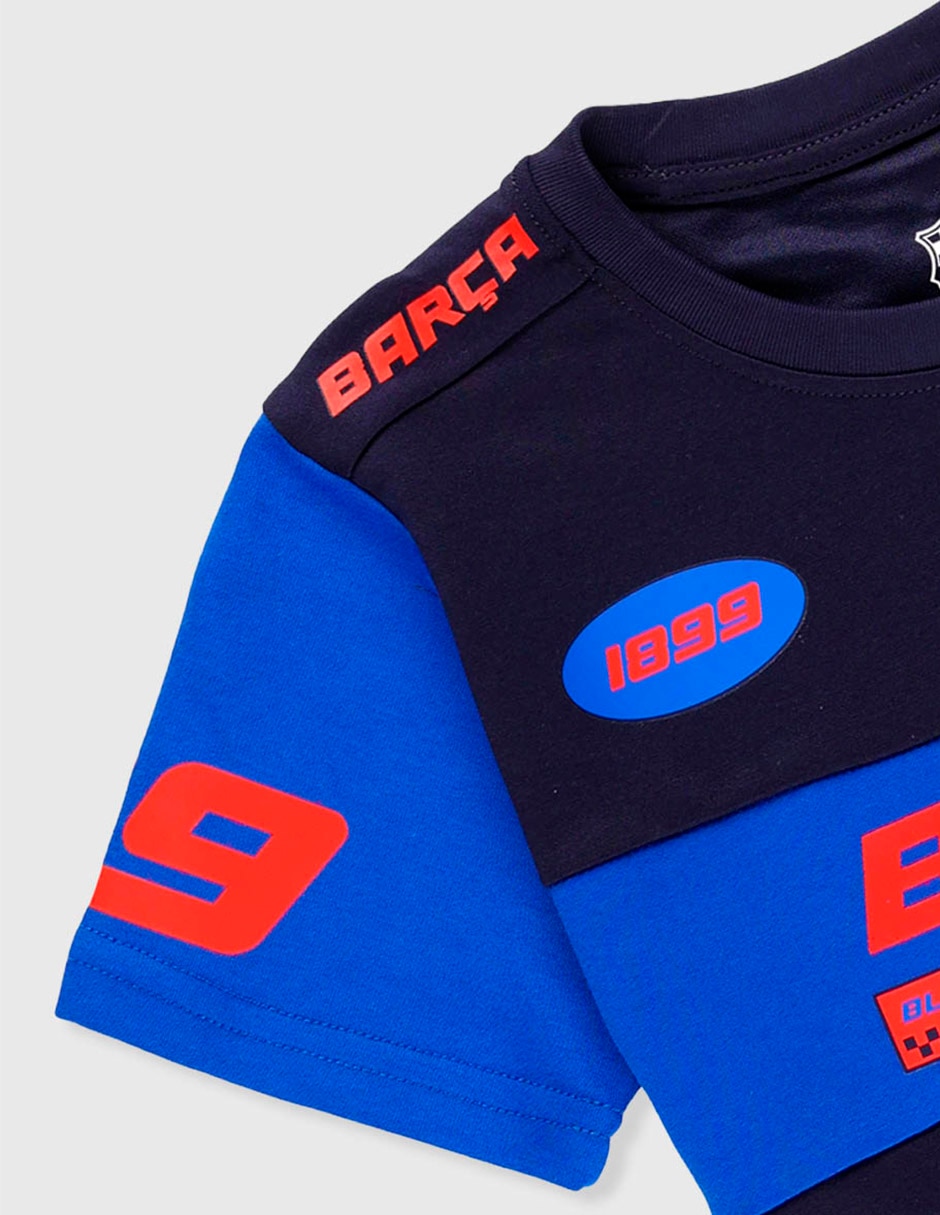 Playera Fc Barcelona manga corta para niño