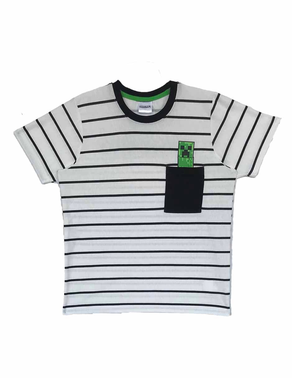 Playera Minecraft Minecraft manga corta para niño