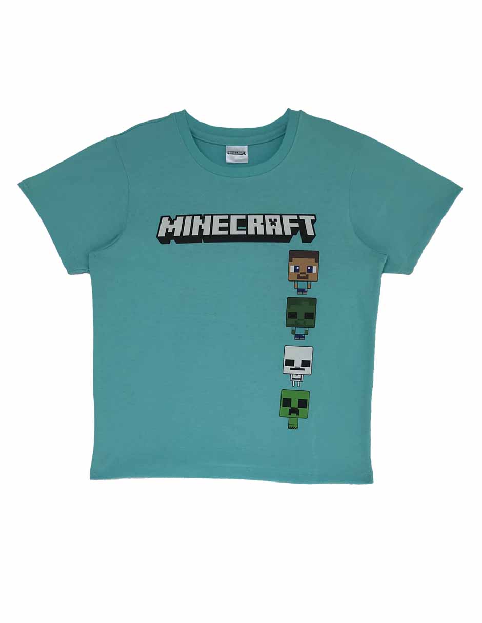 Playera Minecraft Minecraft manga corta para niño
