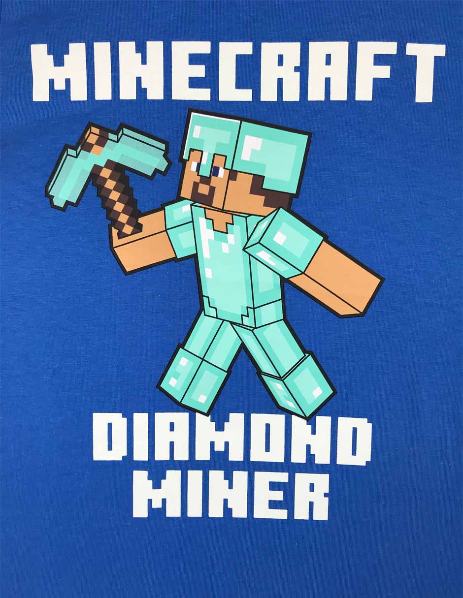 Playera Minecraft Minecraft manga corta para niño