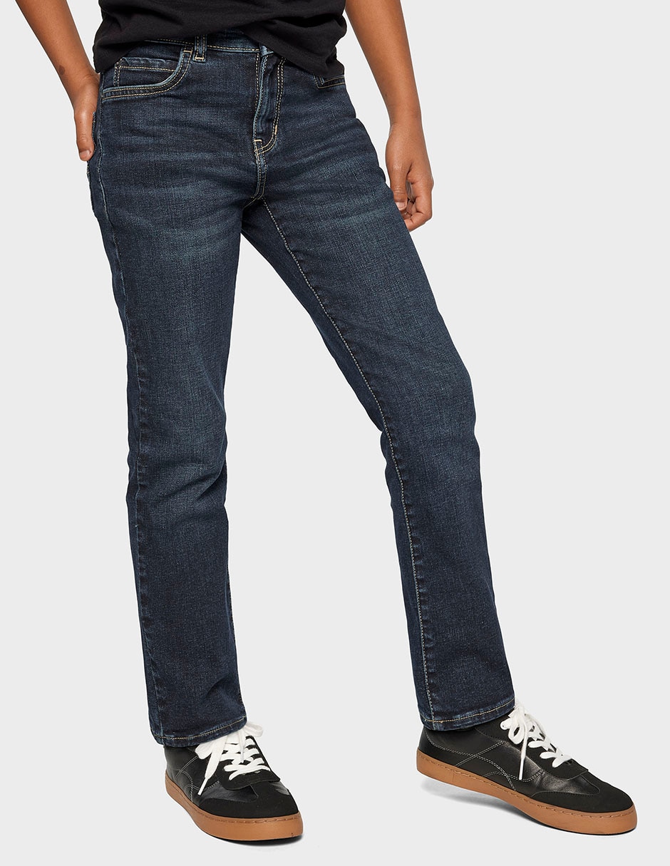 Jeans skinny lavado obscuro para niño Jeans skinny lavado obscuro para niño