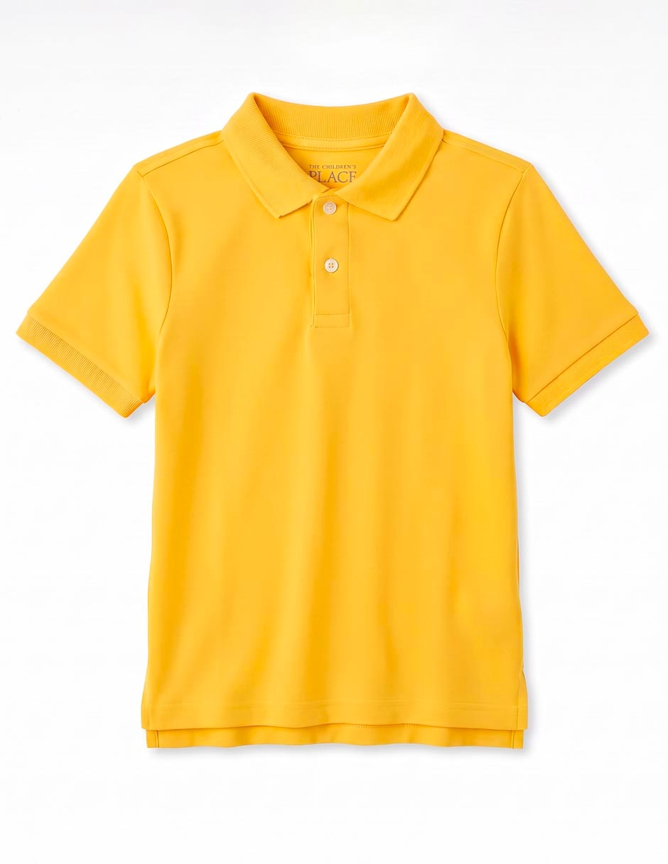 Playera tipo polo de algodón para niño 2