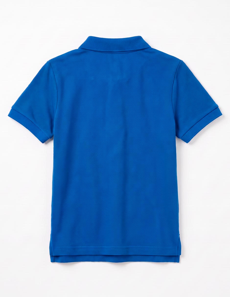 Playera tipo polo de algodón para niño 3