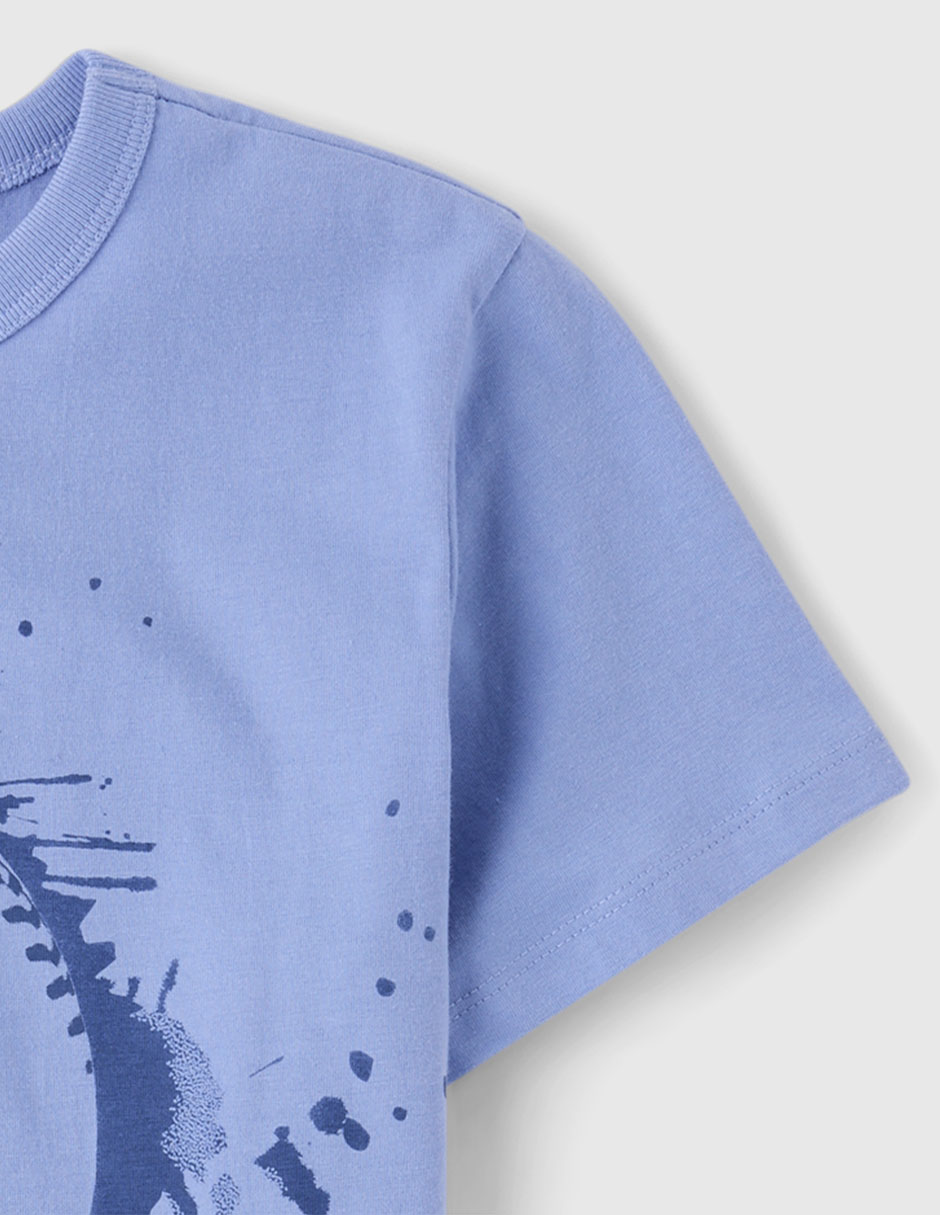 Playera manga corta para niño