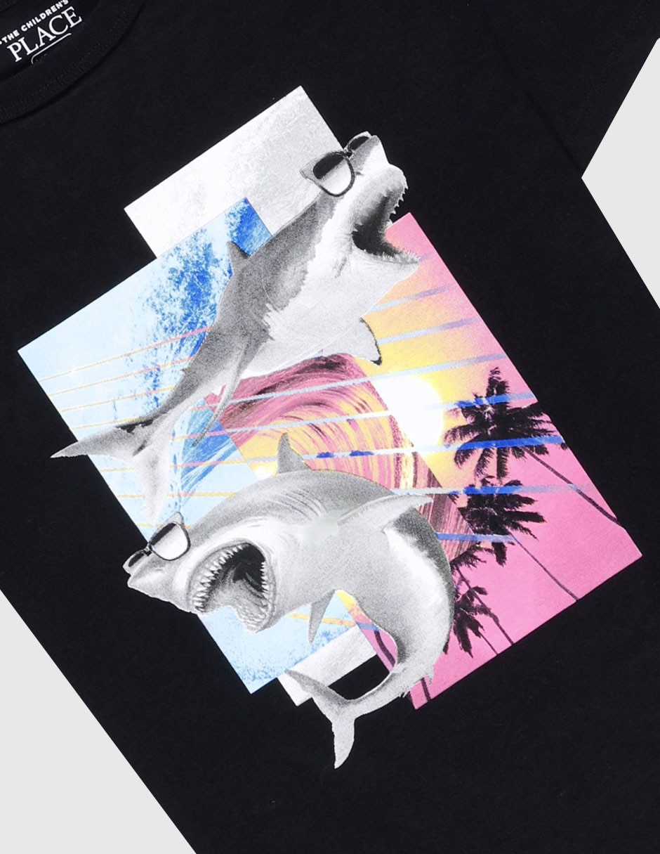 Playera manga corta para niño 4