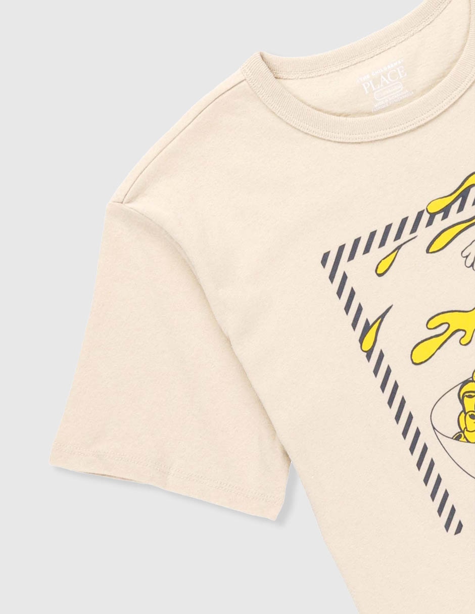 Playera The Children's Place manga regular para niño