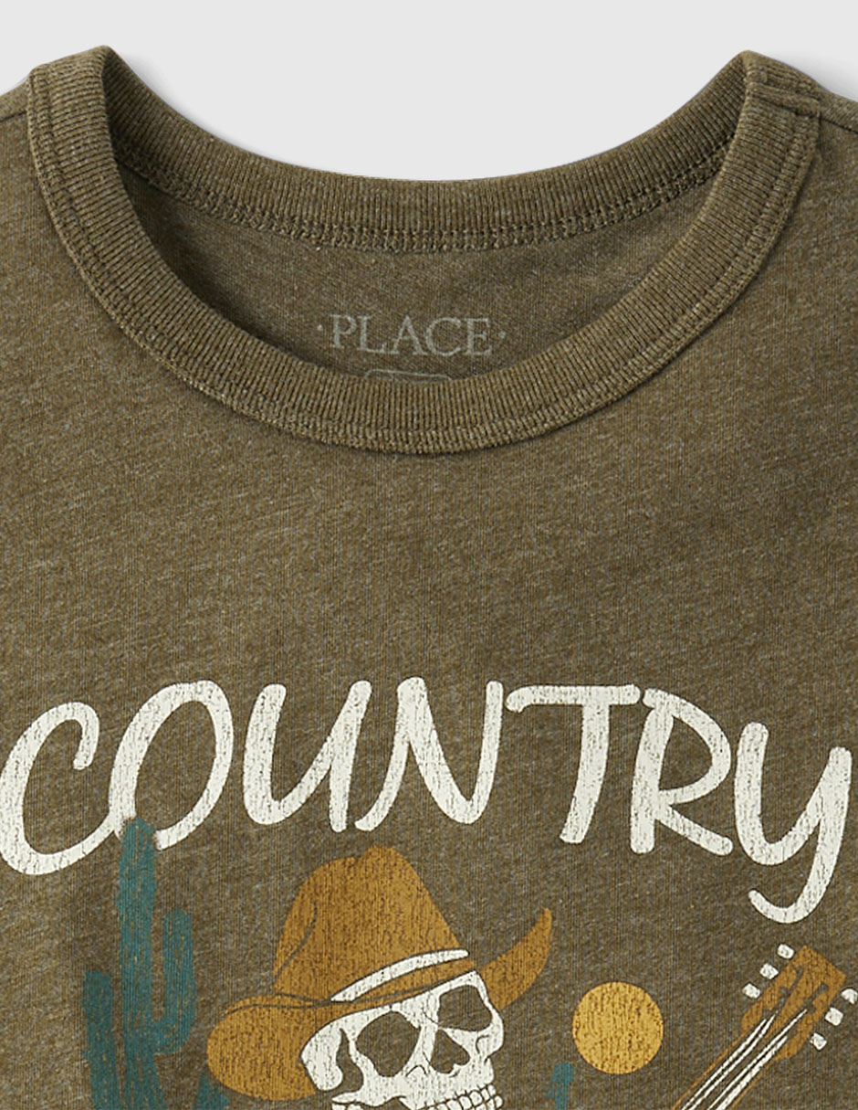 Playera manga corta para niño 2