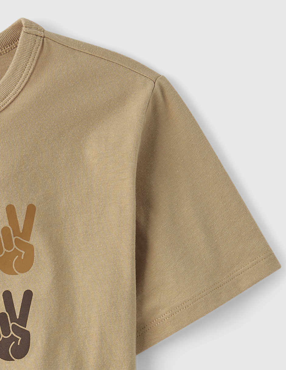 Playera manga corta para niño