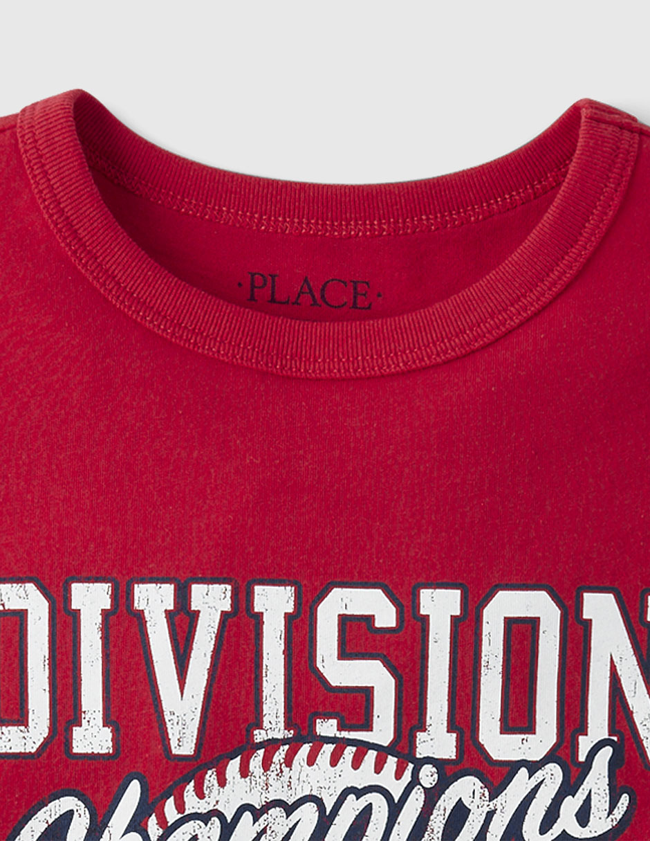 Playera manga corta para niño