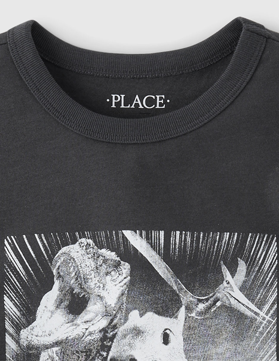 Playera manga corta para niño