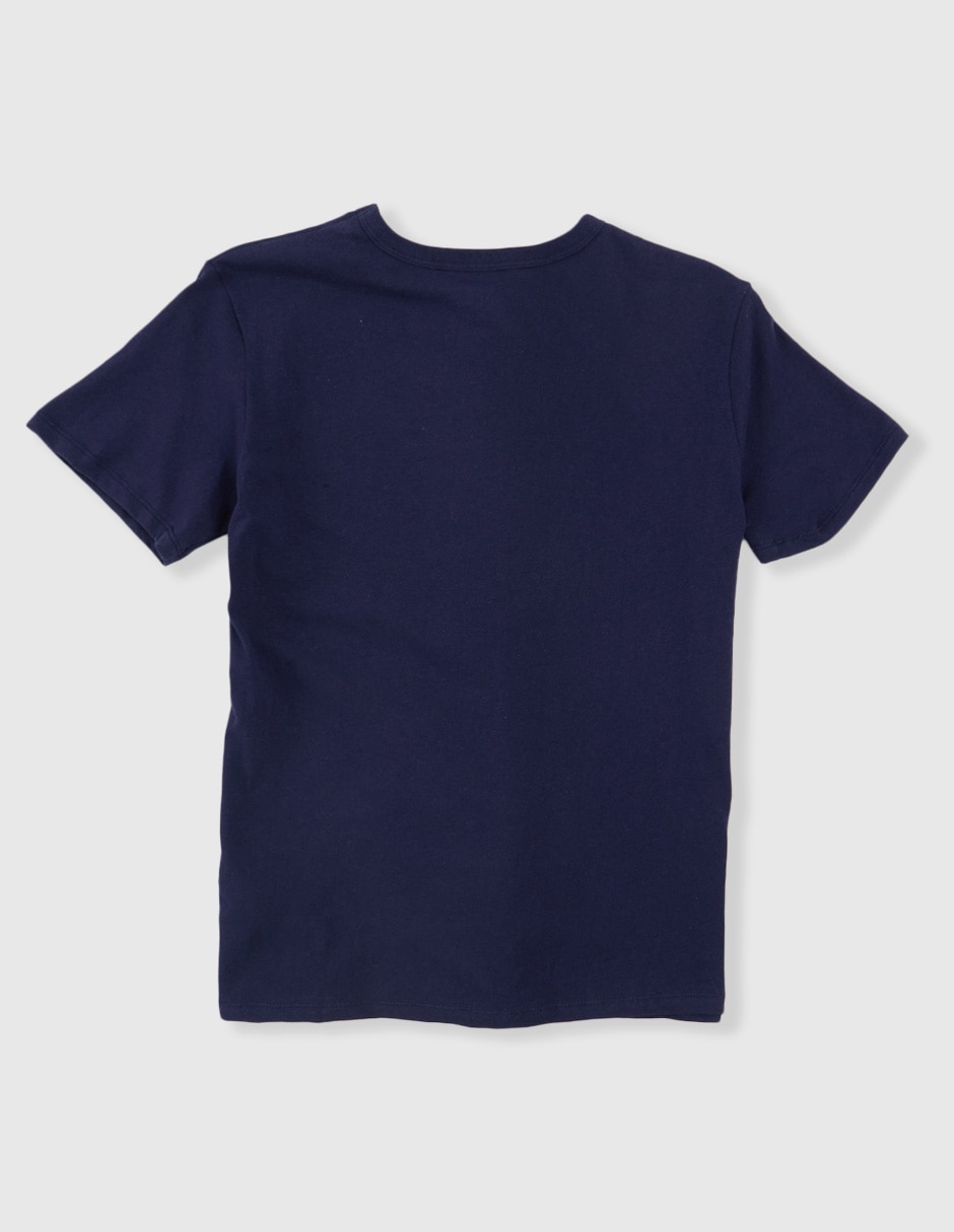Playera manga regular para niño