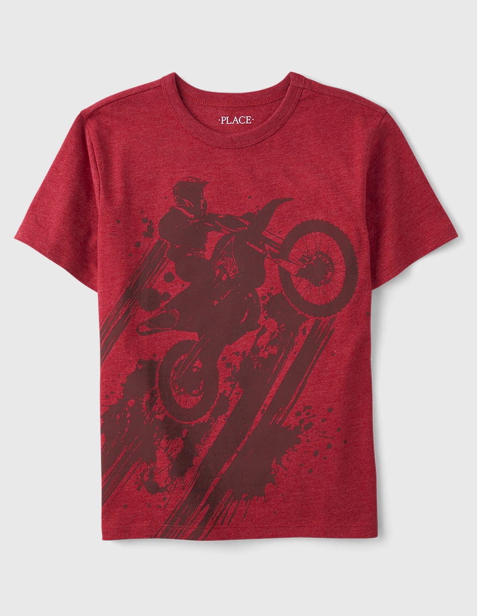 Playera manga corta para niño