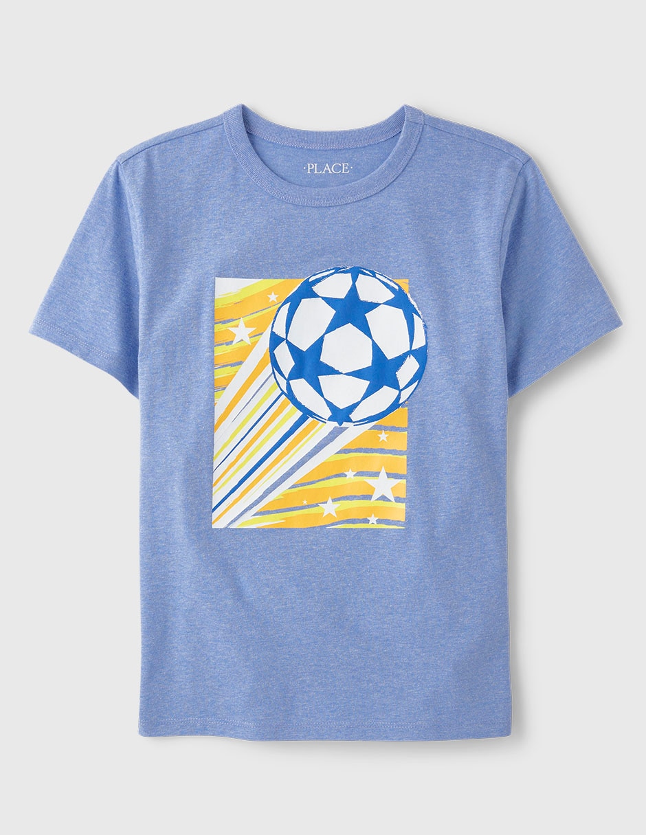 Playera manga corta para niño