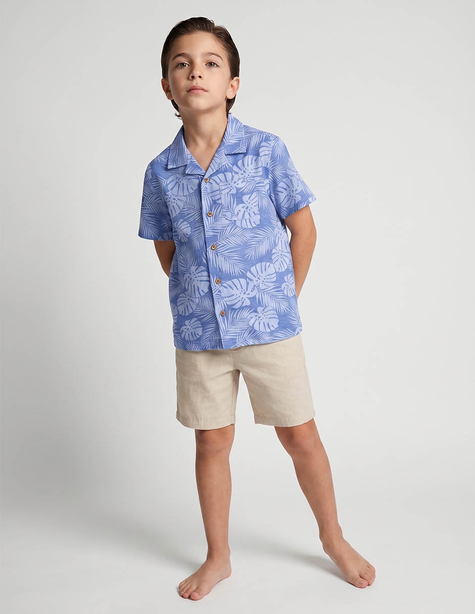 Camisa casual The Children Place de jersey manga corta para niño