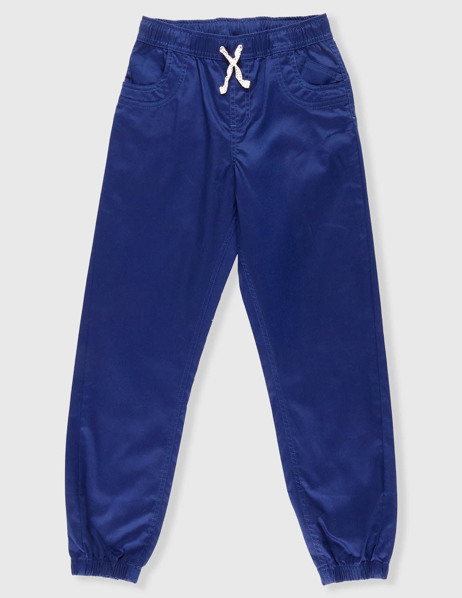 Jeans jogger straight lavado medio para niño Jeans jogger straight lavado medio para niño