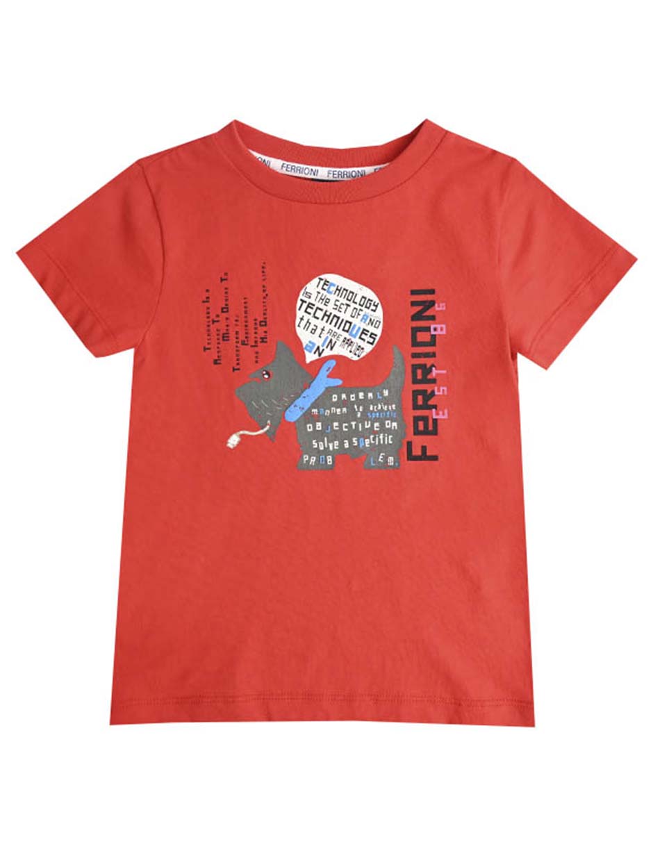 Playera Bong manga regular para niño Playera Bong manga regular para niño