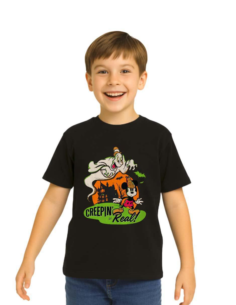 Playera halloween manga corta para niño 1