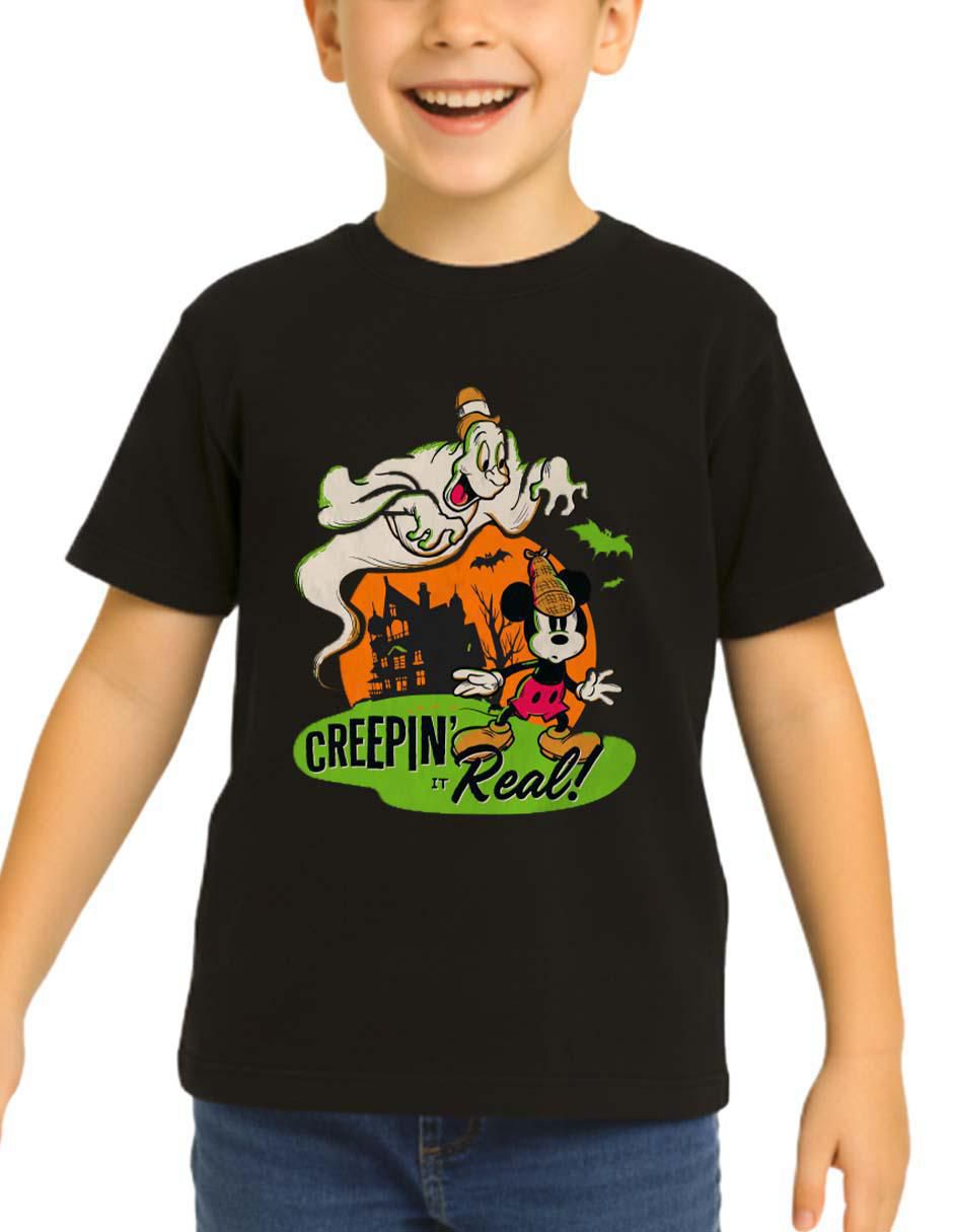 Playera halloween manga corta para niño 3