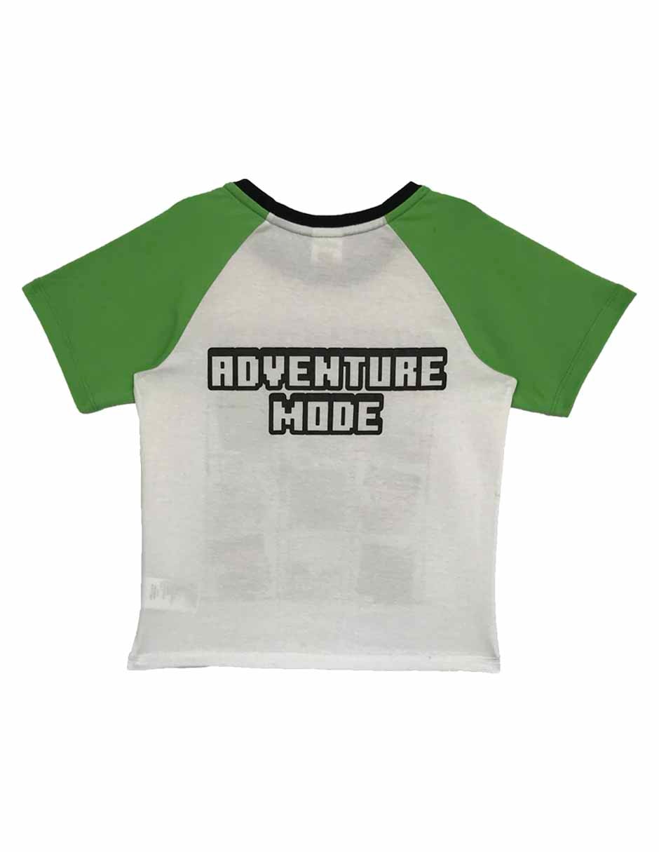 Playera manga corta para niño