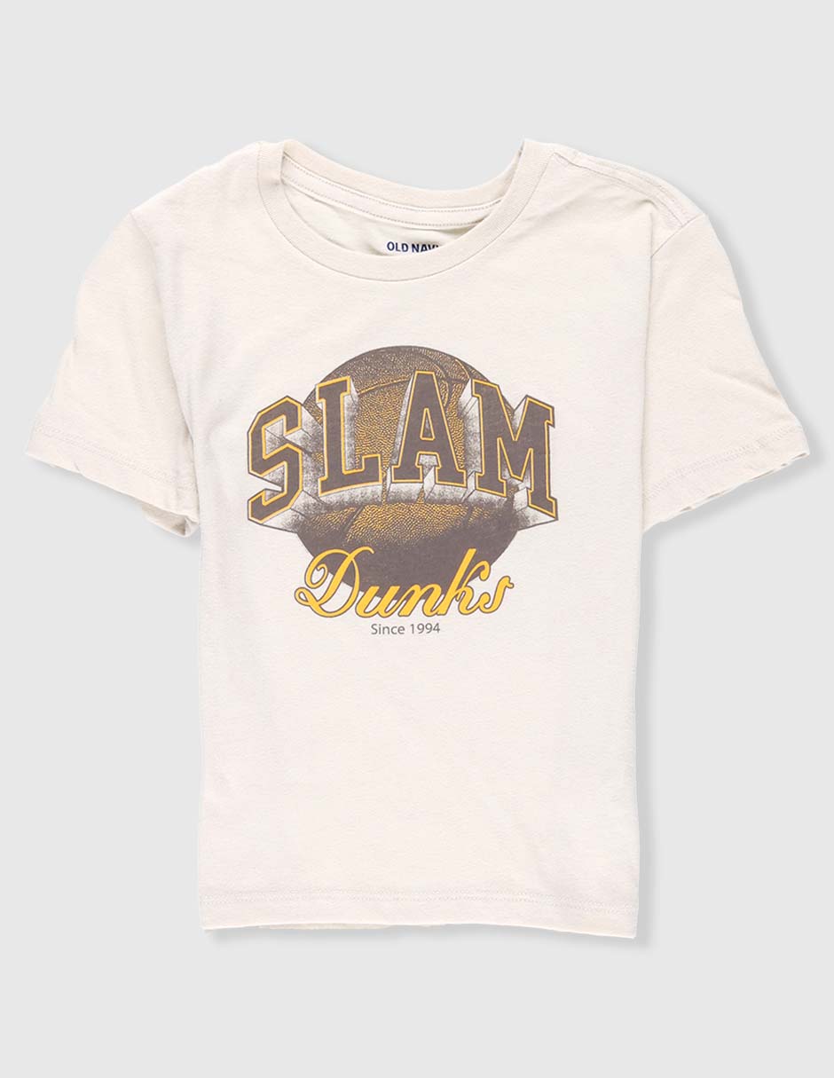 Playera manga corta para niño