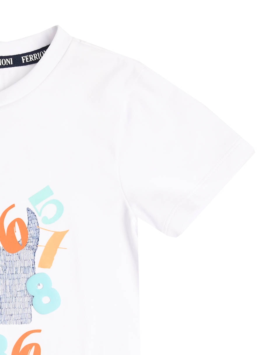 Playera Wilkie manga corta para niño 4