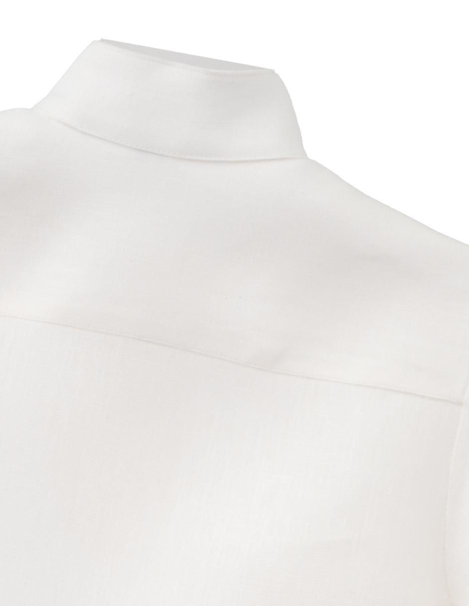 Camisa ceremonia ixchel de lino manga larga para niño
