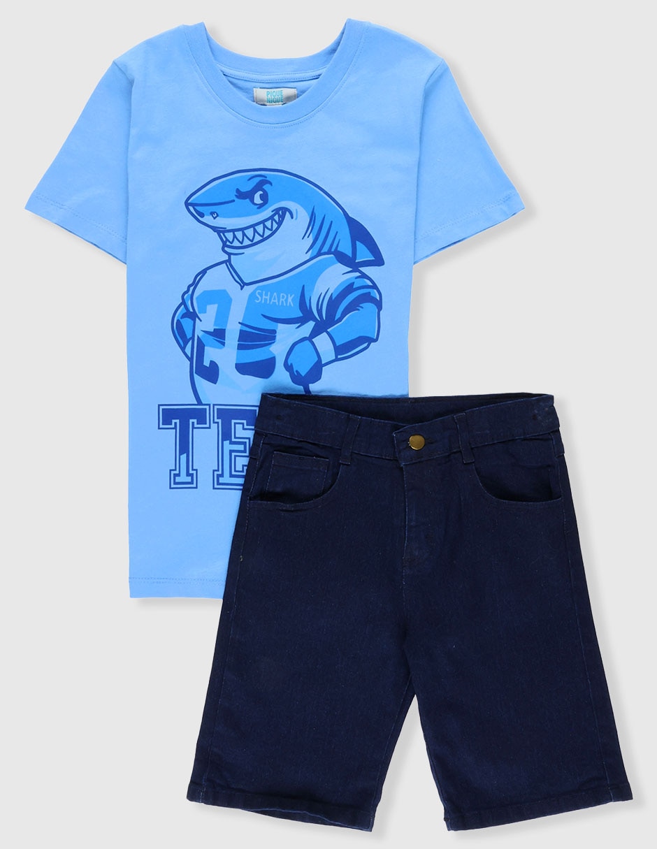 Conjunto Piquenique de algodón para niño