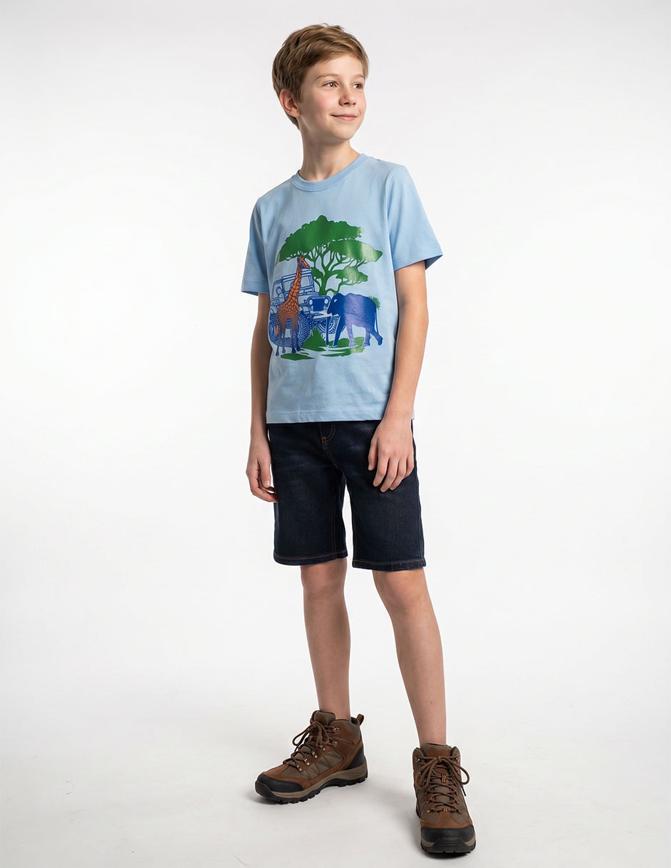 Conjunto casual primavera verano 'de' chifón 'para' niño 2 piezas Conjunto casual primavera verano 'de' chifón 'para' niño 2 piezas