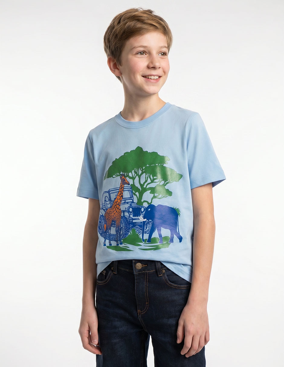 Conjunto casual primavera verano "de" chifón "para" niño 2 piezas 4