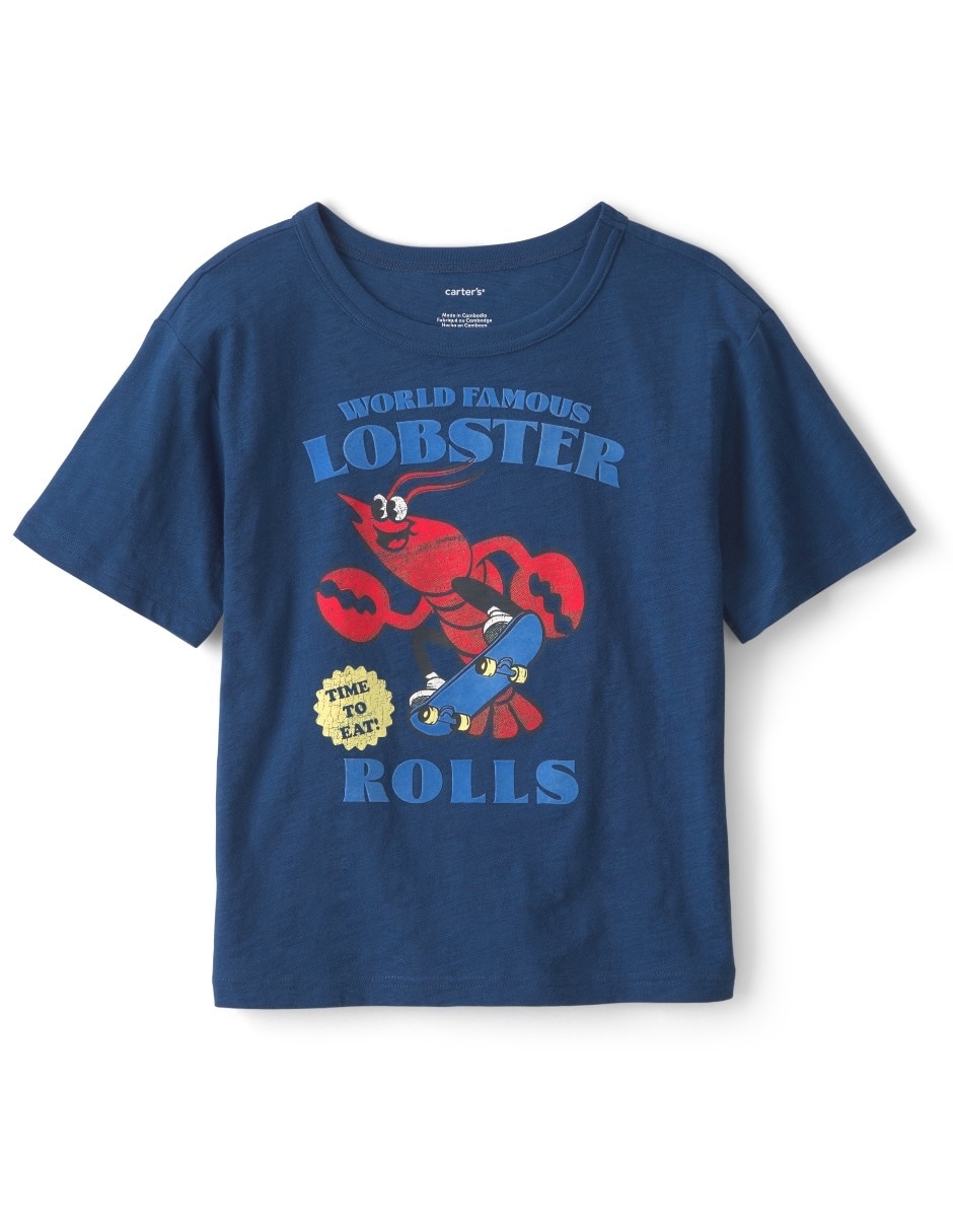 Playera manga corta para niño Playera manga corta para niño