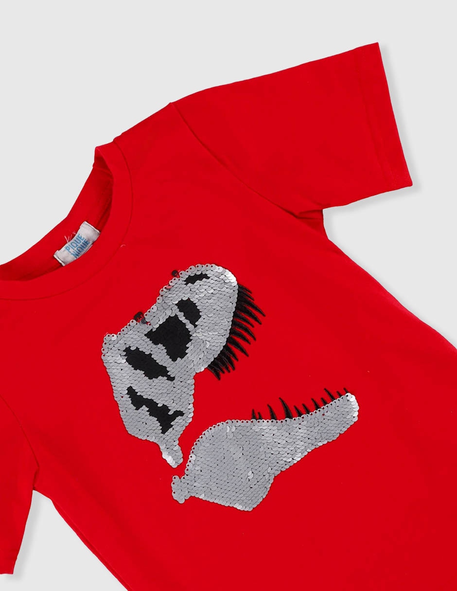 Playera piquenique manga corta para niño