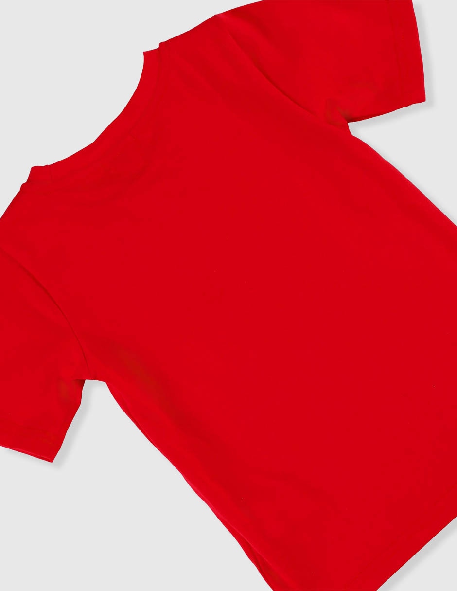Playera piquenique manga corta para niño