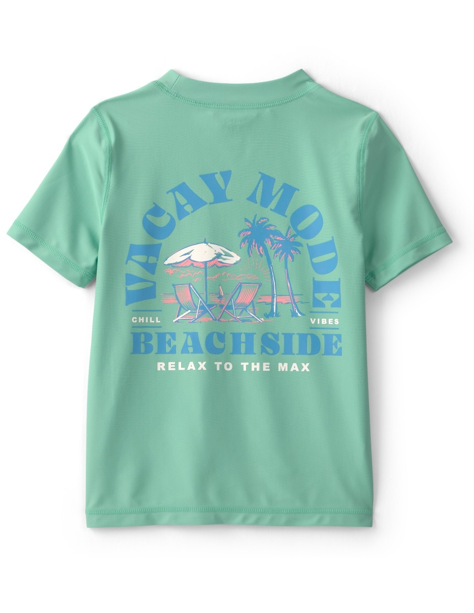 Playera manga corta para niño