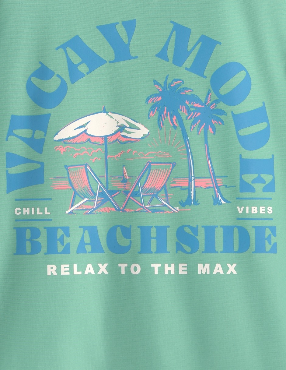 Playera manga corta para niño