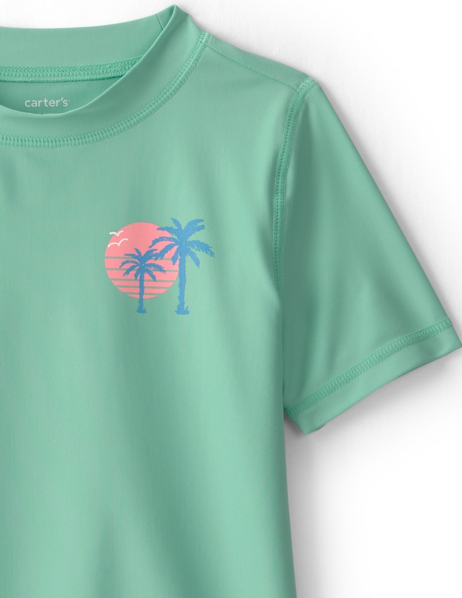 Playera manga corta para niño