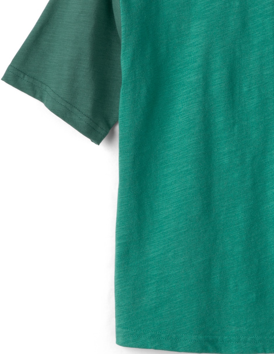 Playera manga corta para niño