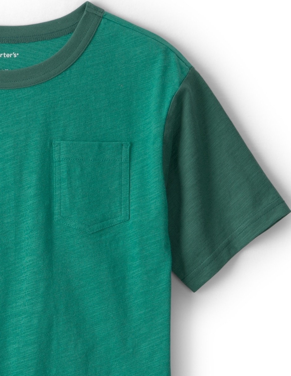 Playera manga corta para niño
