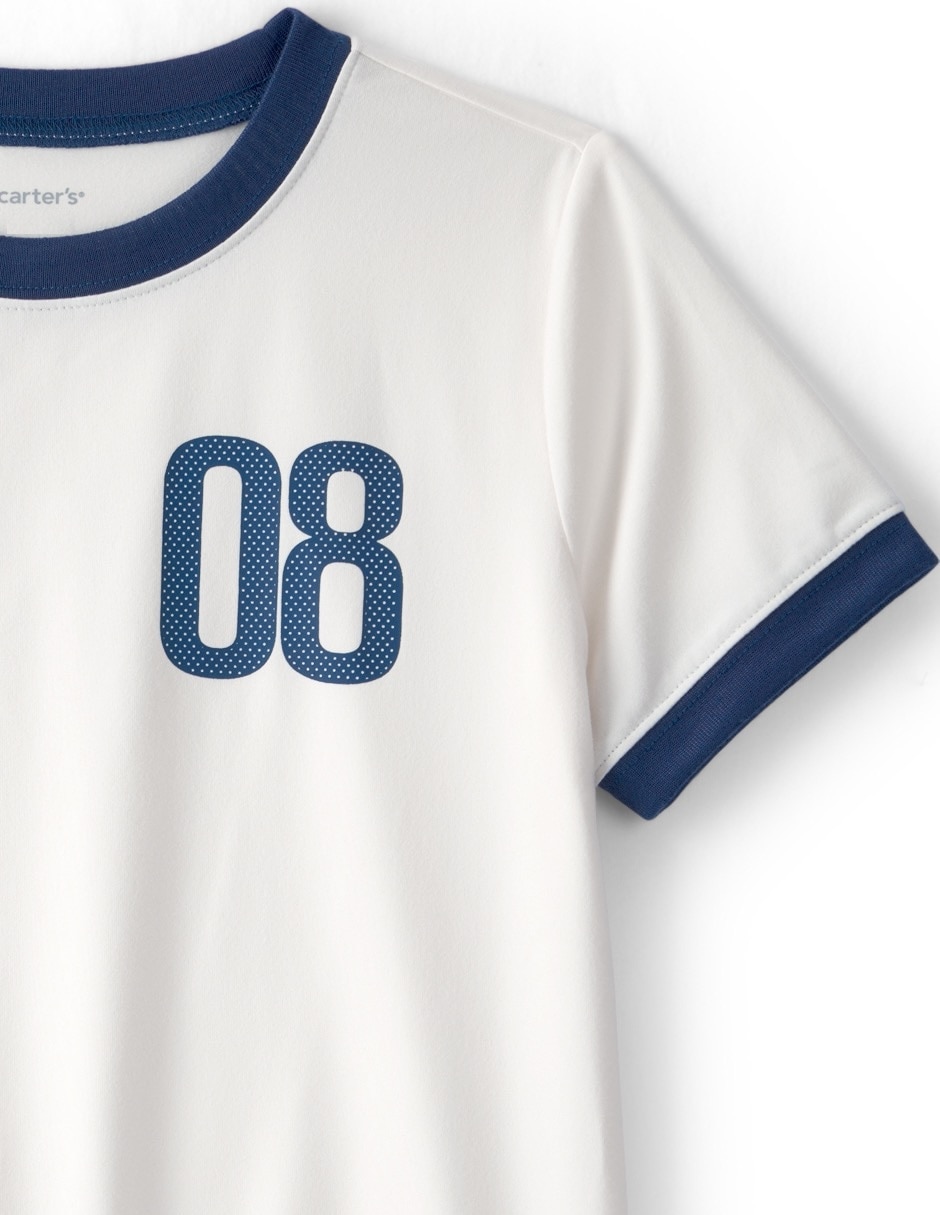 Playera manga corta para niño