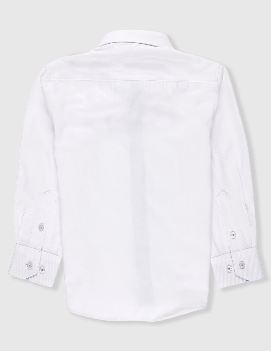 Camisa formal manga larga infantil 5