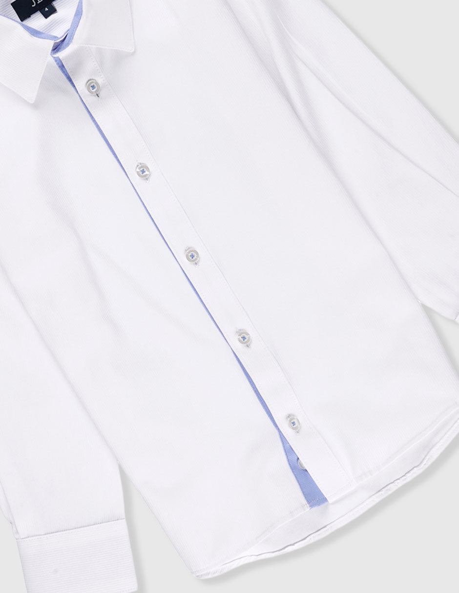 Camisa formal manga larga infantil 6
