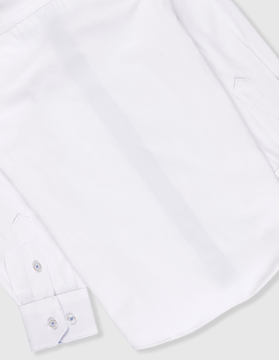 Camisa formal manga larga infantil 7