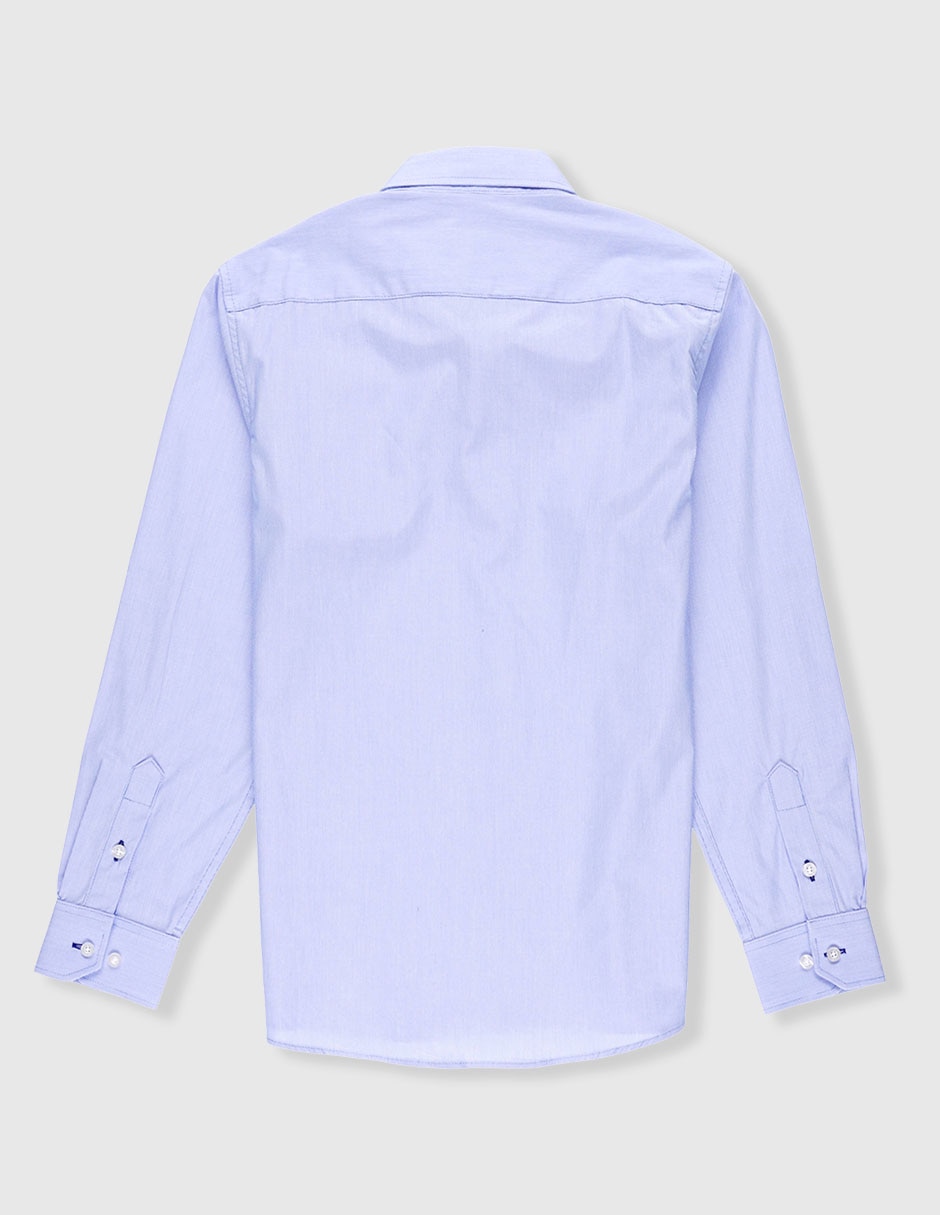 Camisa formal jbe manga larga para niño