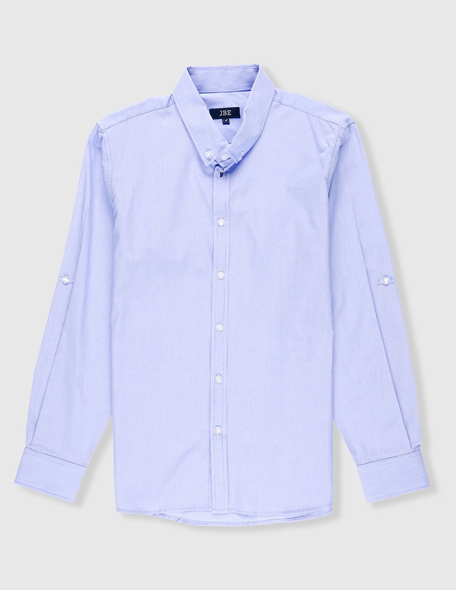 Camisa de algodón manga larga para niño Camisa de algodón manga larga para niño